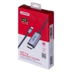 Unitek USB 2.0 Cable USB-C male - DisplayPort Μαύρο 1.8m V1423C - Image 4