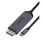 Unitek USB 2.0 Cable USB-C male - DisplayPort Μαύρο 1.8m V1423C - Image 5