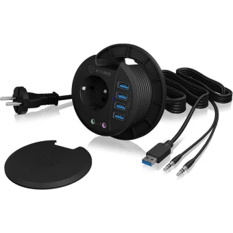 Icy Box Hub 4 Θυρών USB 3.0 με σύνδεση USB-A IB-HUB1430