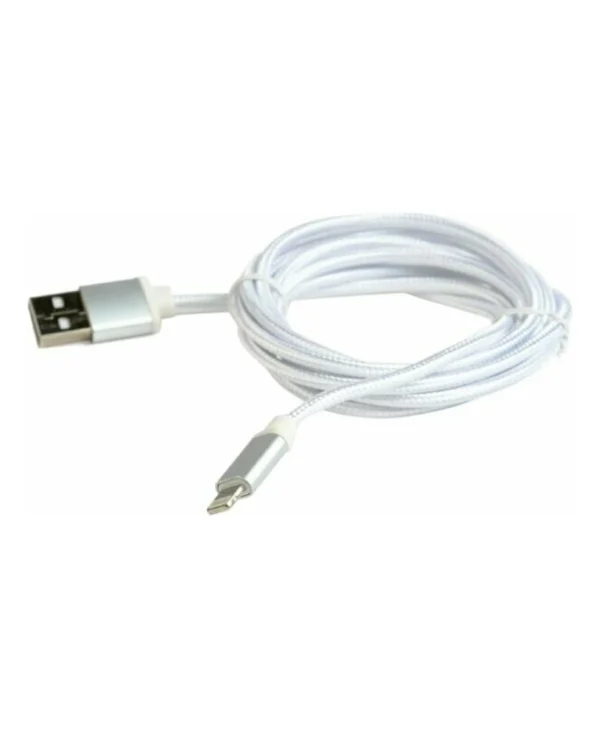 Cablexpert CCB-mUSB2B-AMLM-6-S Braided USB to Lightning Cable Ασημί 1.8m CCB-MUSB2B-AMLM-6-S