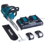 Makita Αλυσοπρίονο Μπαταρίας Brushless 18V 5.1kg με Λάμα 35cm DUC356PT2B - Image 2