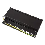 LogiLink Patch Panel Shielded για Rack 1U 12 Θυρών cat6 Μαύρο NP0017 - Image 3