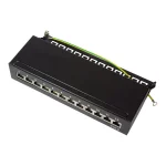 LogiLink Patch Panel Shielded για Rack 1U 12 Θυρών cat6 Μαύρο NP0017 - Image 4