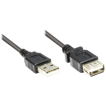 Good Connections USB 2.0 Cable USB-A male - USB-B female 1.8m 2511-OF2S