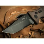 Boker Plus Strike Σουγιάς Αυτόματος Καφέ σε Θήκη 01BO425 - Image 3