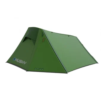 Husky Brunel 2 Χειμερινή Σκηνή Camping Τούνελ Ορειβασίας Πράσινη για 2 Άτομα Αδιάβροχη 6000mm 35x15εκ. HY-1H0-6238