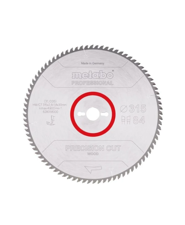 Metabo Circular Saw Hw Ct 315x30x84t Precision Cut Wood Professional 628058000