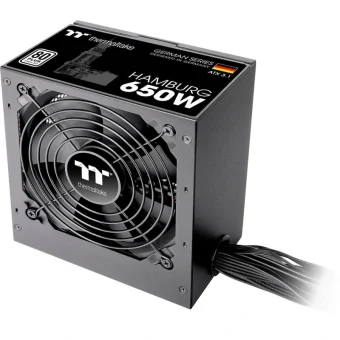 Thermaltake Hamburg 650W Μαύρο Τροφοδοτικό Υπολογιστή Full Wired W0650RE