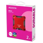 Adata SD620 USB 3.2 Εξωτερικός SSD 2TB 2.5" Κόκκινο SD620-2TCRD - Image 4