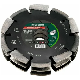 Metabo Διαμαντόδισκοι Για Αρμοκόφτες Professional Up Δίσκος Κοπής Δομικών Υλικών 125mm 7151472