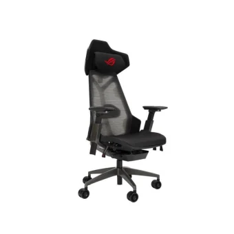 Asus Rog Destrier Καρέκλα Gaming Δερματίνης με Ρυθμιζόμενα Μπράτσα Μαύρη 90GC01P0-MSG010
