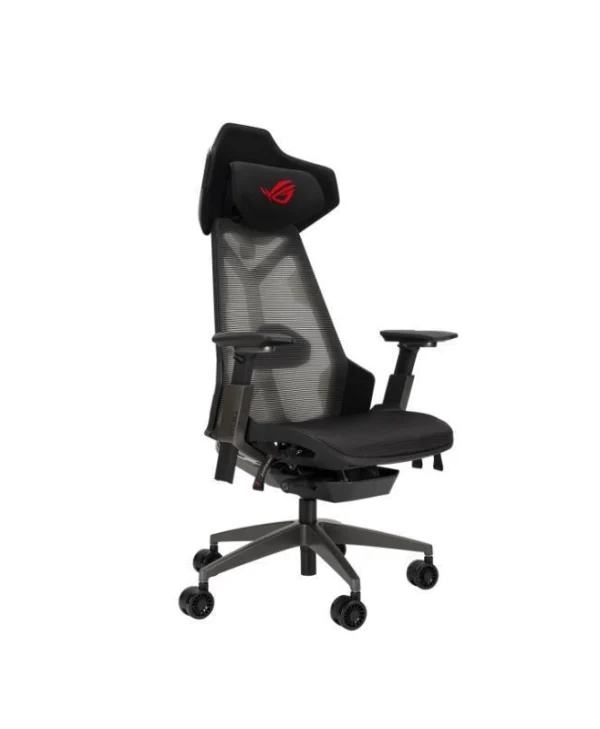Asus Rog Destrier Καρέκλα Gaming Δερματίνης με Ρυθμιζόμενα Μπράτσα Μαύρη 90GC01P0-MSG010