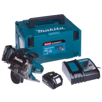 Makita Δισκοπρίονο 18V 2x5Ah DCS552RTJ