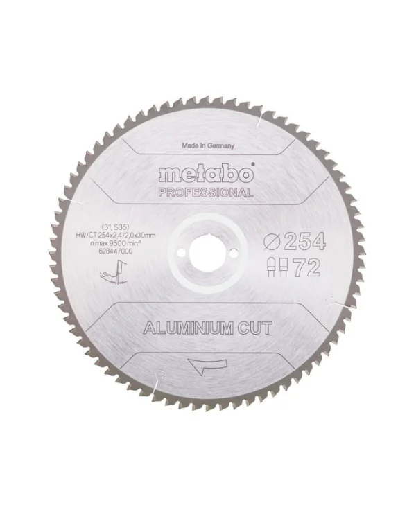 Metabo Circular Saw Fz Tz 254x30x72z Professional Aluminum Cut 6933367