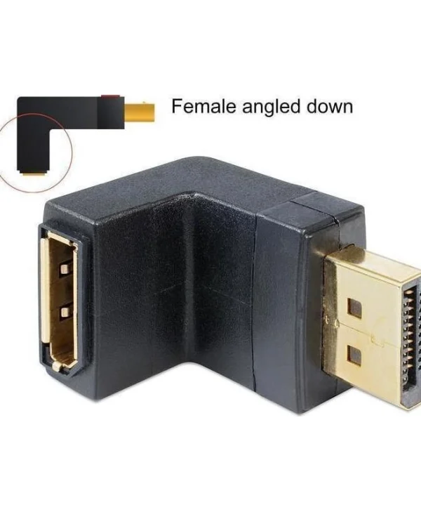 DeLock Μετατροπέας DisplayPort male σε DisplayPort female 1τμχ 65382