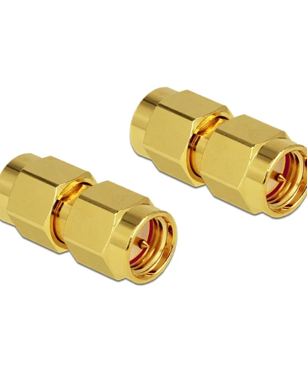 DeLock Μετατροπέας SMA male σε SMA male Χρυσό 1τμχ 88726