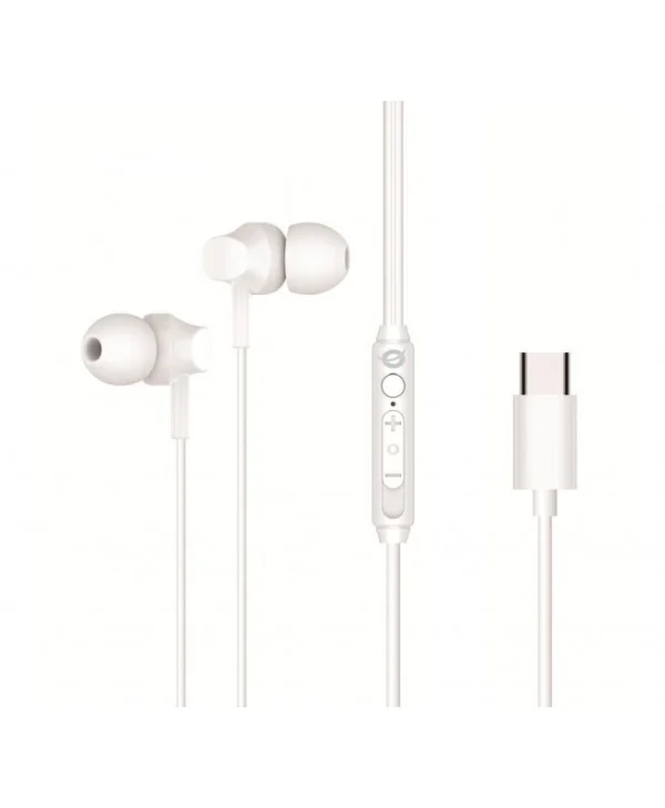Conceptronic BRENDAN02W In-ear Handsfree Ακουστικά με Βύσμα USB-C