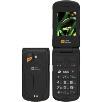 AGM M10 Dual SIM Κινητό με Μεγάλα Κουμπιά Μαύρο AGM_M10_EU002B