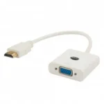 Savio Hdmi M To Vga F Adapter White Cl-201 CL-201