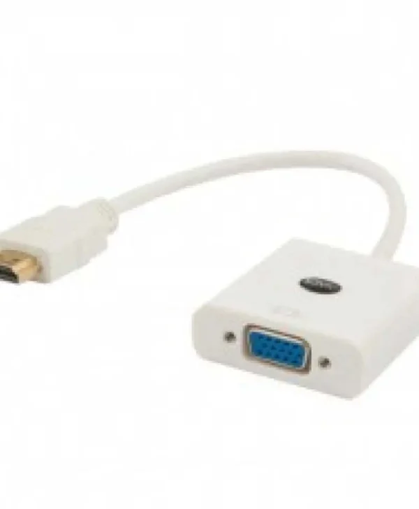 Savio Hdmi M To Vga F Adapter White Cl-201 CL-201