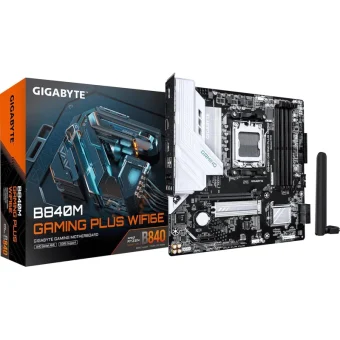 Gigabyte B840M Gaming Plus WIFI6E Motherboard Micro ATX με AMD AM5 Socket B840M GAMING P WF6E