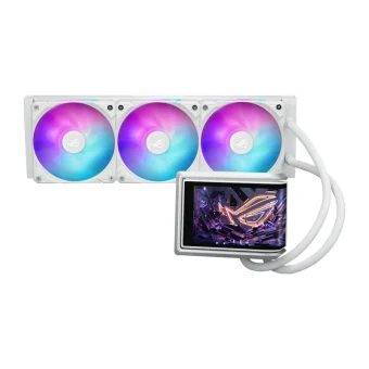 Asus ROG Ryuo IV 360 ARGB Υδρόψυξη AIO CPU με 3 Ανεμιστήρες 120mm Λευκή 90RC01N2-B0EAY0