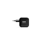 Port Designs Φορτιστής GaN με Θύρα USB-A και 2 Θύρες USB-C και Καλώδιο USB-C - USB-C 65W Power Delivery Μαύρος 902065PEU - Image 4