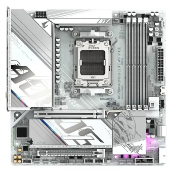 Gigabyte X870M AORUS ELITE ICE Wi-Fi Motherboard Micro ATX με AMD AM5 Socket X870M A ELITE WF7 ICE