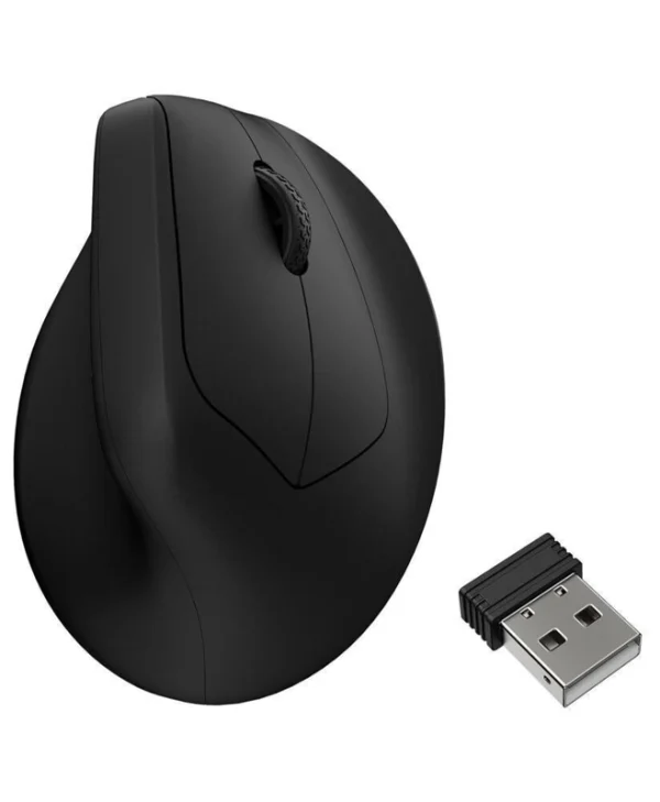 Keychron M5 M5-A23 Ασύρματο Εργονομικό Vertical Ποντίκι Μαύρο M5-A23-DE