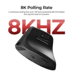 Keychron M5 M5-A23 Ασύρματο Εργονομικό Vertical Ποντίκι Μαύρο M5-A23-DE - Image 4