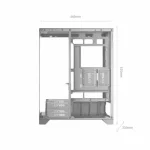 Mars Gaming MC-PRISMA Midi Tower Κουτί Υπολογιστή Μαύρο TACMARS-MCPRISMA - Image 5