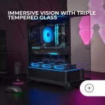Mars Gaming MC-PRISMA Midi Tower Κουτί Υπολογιστή Μαύρο TACMARS-MCPRISMA - Image 9