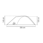 Coleman Darwin Σκηνή Camping Igloo Μπεζ 3 Εποχών για 4 Άτομα 260x210x130εκ. 2227926 - Image 9