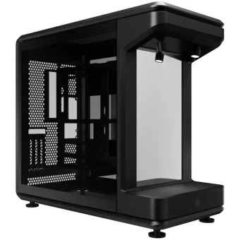 CoolerMaster MasterFrame 360 Gaming Midi Tower Κουτί Υπολογιστή με Πλαϊνό Παράθυρο Μαύρο MF360-KHNN-S01