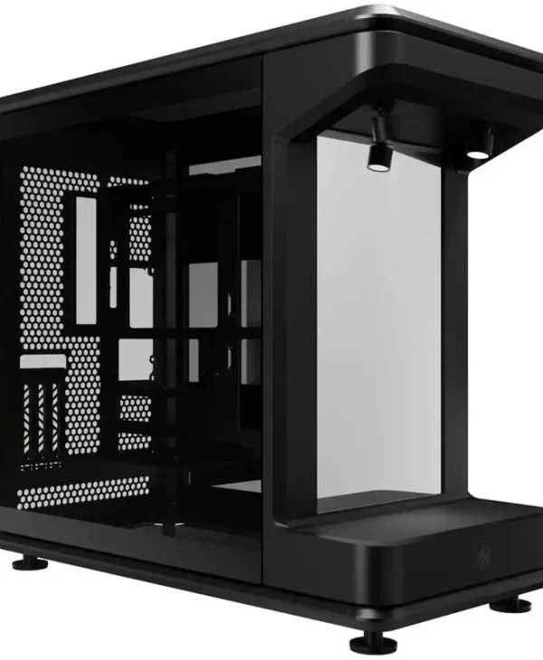 CoolerMaster MasterFrame 360 Gaming Midi Tower Κουτί Υπολογιστή με Πλαϊνό Παράθυρο Μαύρο MF360-KHNN-S01