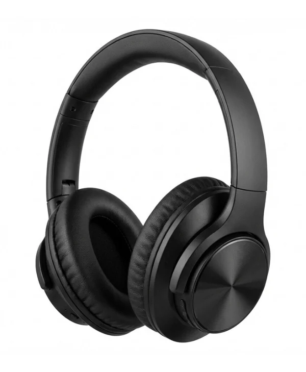 DasProdukt Der in Kooperation with CHIP Ασύρματα Bluetooth Over Ear Ακουστικά με 50 ώρες Λειτουργίας Μαύρα DP-DK-DK03