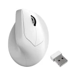 Keychron M5 M5-A24 Ασύρματο Εργονομικό Bluetooth Ποντίκι Λευκό