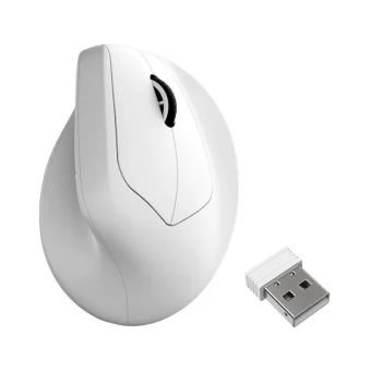 Keychron M5 M5-A24 Ασύρματο Εργονομικό Bluetooth Ποντίκι Λευκό