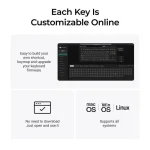Keychron V3 Ultra 8K V3U-D1 Ασύρματο Gaming Μηχανικό Πληκτρολόγιο με Keychron Silk POM Red διακόπτες και RGB φωτισμό (Αγγλικό US) - Image 8