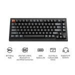 Keychron V1 Ultra 8K V1U-D1 Ασύρματο Gaming Μηχανικό Πληκτρολόγιο με Keychron Silk POM Red διακόπτες και RGB φωτισμό (Αγγλικό US) - Image 7