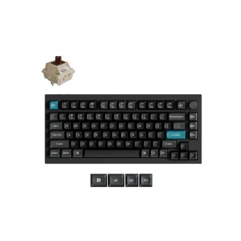 Keychron Q1 Ultra 8K Q1U-M3 Ασύρματο Gaming Μηχανικό Πληκτρολόγιο με Keychron Silk POM Brown διακόπτες και RGB φωτισμό (Αγγλικό US)