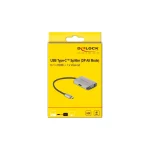 DeLock Μετατροπέας USB-C male σε HDMI / VGA female Ασημί 1τμχ 87776 - Image 2