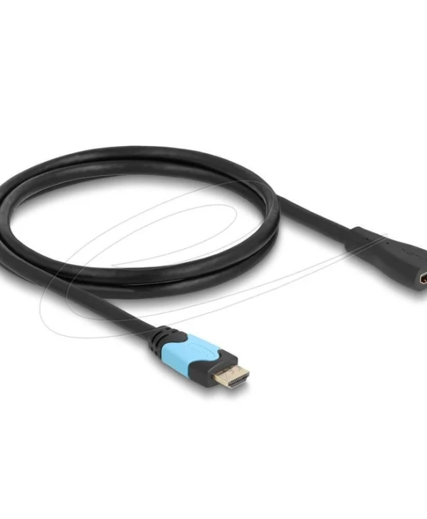 Delock 81997 Extension Cable Hdmi M To Hdmi F 1m Black 8k@60hz