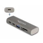 DeLock Hub 3 Θυρών USB 3.2 με σύνδεση USB-C Γκρι 64236 - Image 2