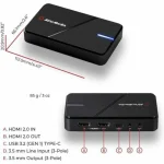 AVerMedia Capture CardAVERMEDIA6130 Live Gamer EXTREME 3 61GC551G20BK - Image 6