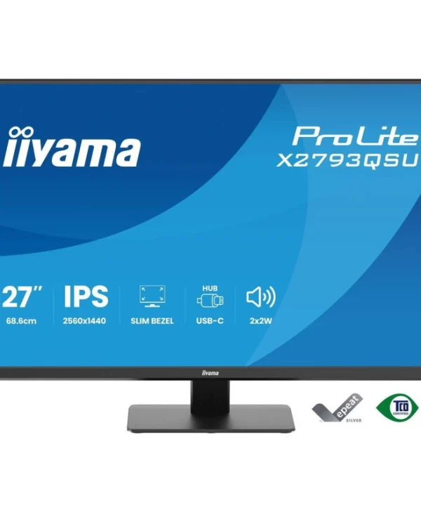 Iiyama ProLite X2793QSU-B1 IPS Monitor 27" QHD 2560x1440