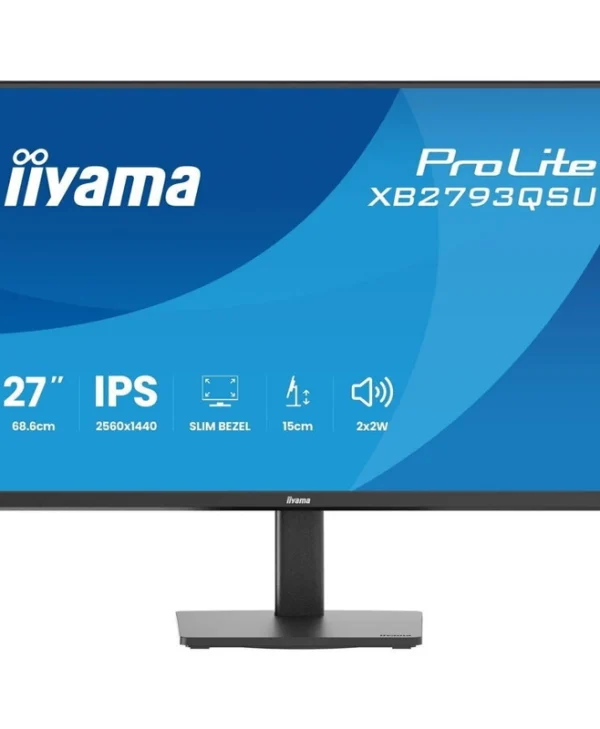 Iiyama ProLite XB2793QSU-B1 IPS Monitor 27" QHD 2560x1440