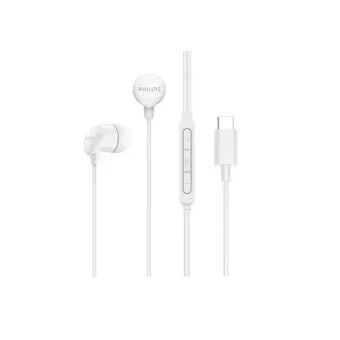 Philips TAE2146WT/00 In-ear Handsfree Ακουστικά με Βύσμα USB-C Λευκό TAE2146/00