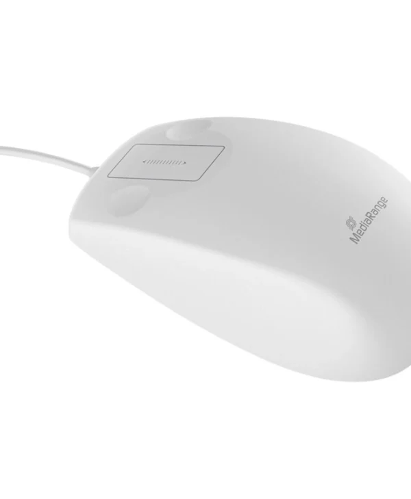 MediaRange Hygienic Ενσύρματο Ποντίκι Λευκό MROS266