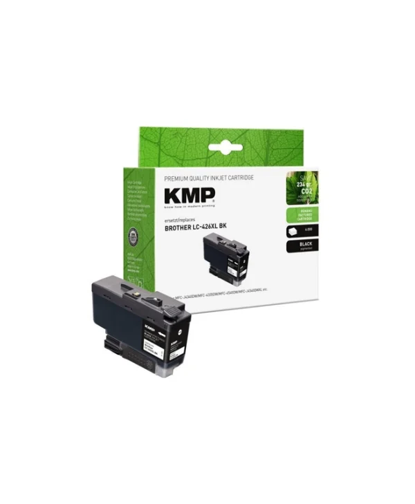 KMP Συμβατό Toner για Laser Εκτυπωτή Brother Brother Lc426xlbk 6000 Σελίδων Μαύρο 1550,4001